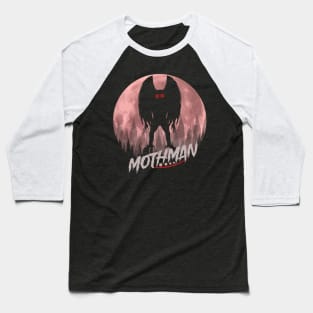 Mothman Full Moon Baseball T-Shirt